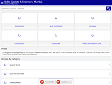 Tablet Screenshot of noblegasket.com